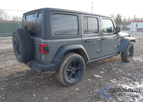 2021 Jeep Wrangler Unlimited Sport Altitude 4X4 из США, поврежденный, VIN 1C4HJXDN7MW814115